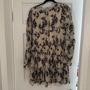 Floral Long Sleeve Dress